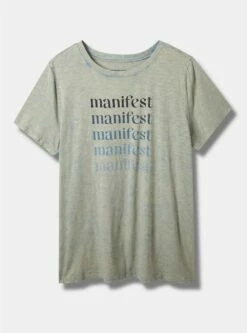 Manifest Vintage Super Soft Slub Crew Neck Tee