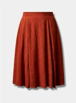 Midi Eyelet Aline Skirt -Clothing Shop 40105995 05473 flat