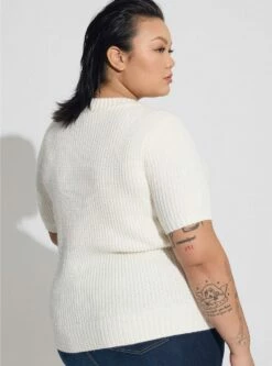 Chunky Knit Drop Shoulder Pullover 7 Chunky Knit Drop Shoulder Pullover -Clothing Shop 40150073 10327 av2