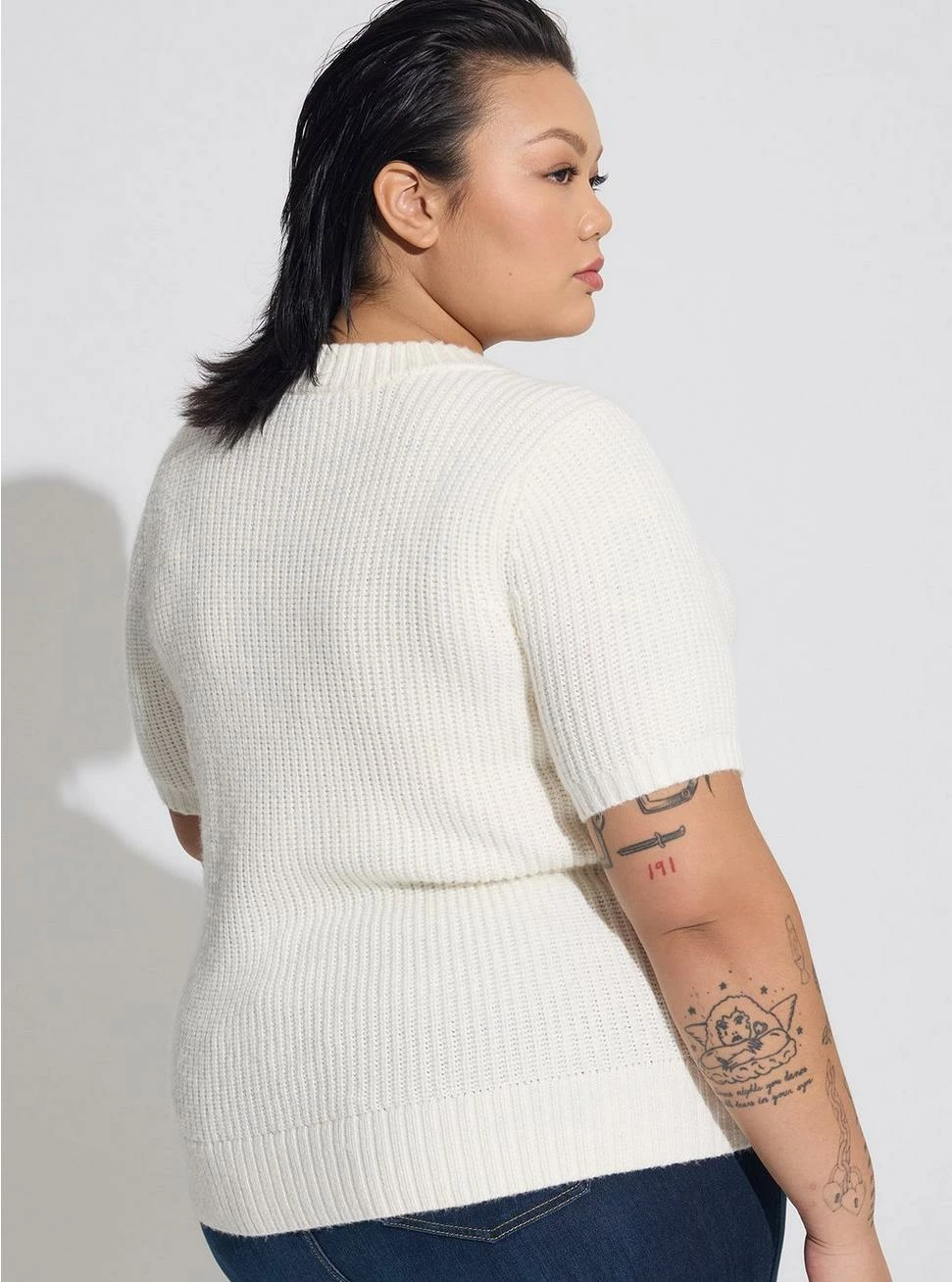 Chunky Knit Drop Shoulder Pullover 3 Chunky Knit Drop Shoulder Pullover - Image 3