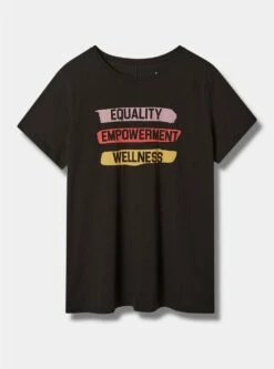 #TORRIDSTRONG Empower Vintage Cotton Crew Neck Tee